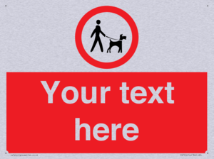 Custom Road regulatory dogs on leads